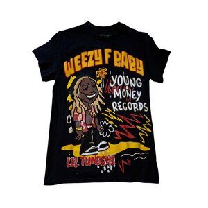 Lil Wayne Reason Graphic Tee S 100% Cotton Young Money Records Black Short Sleev